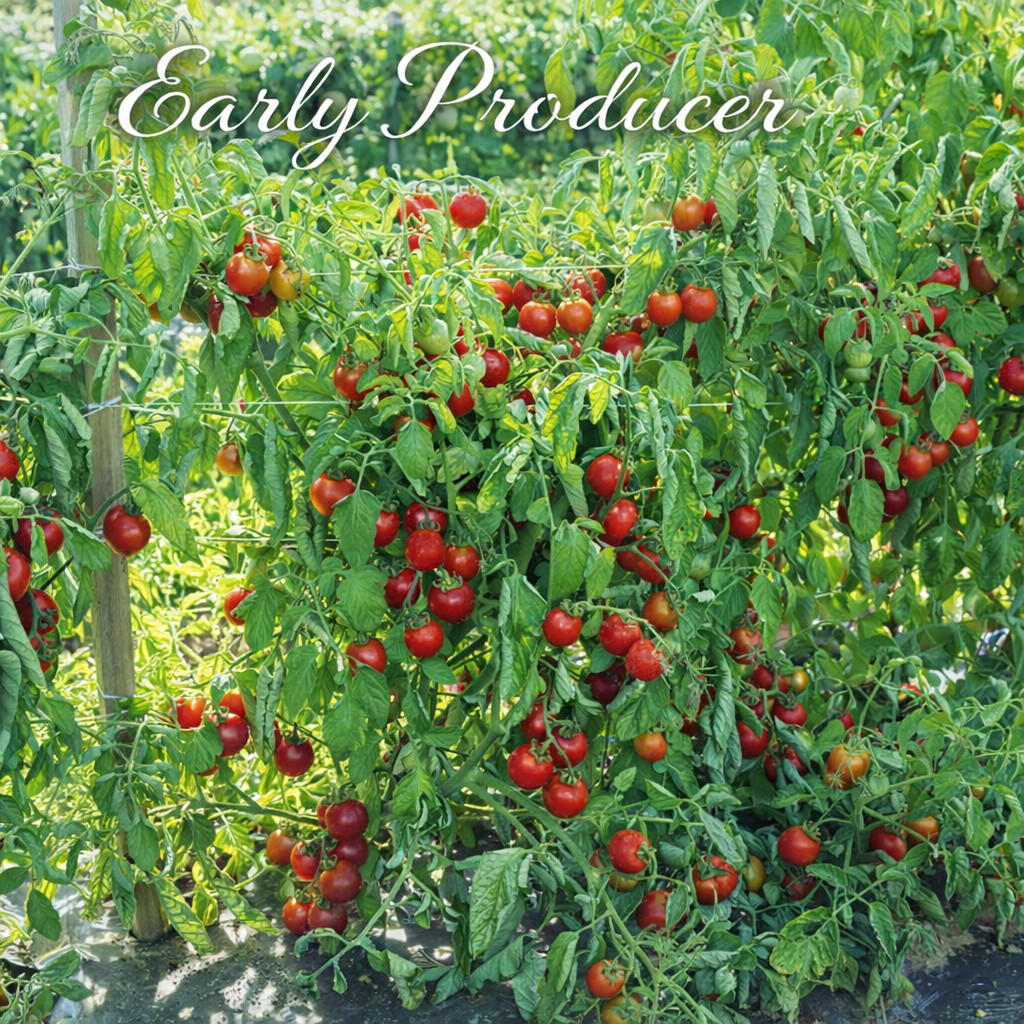20 Washington Cherry Tomato Seeds-Organic- Sweet Early Heavy Yields- Non-GMO-USA