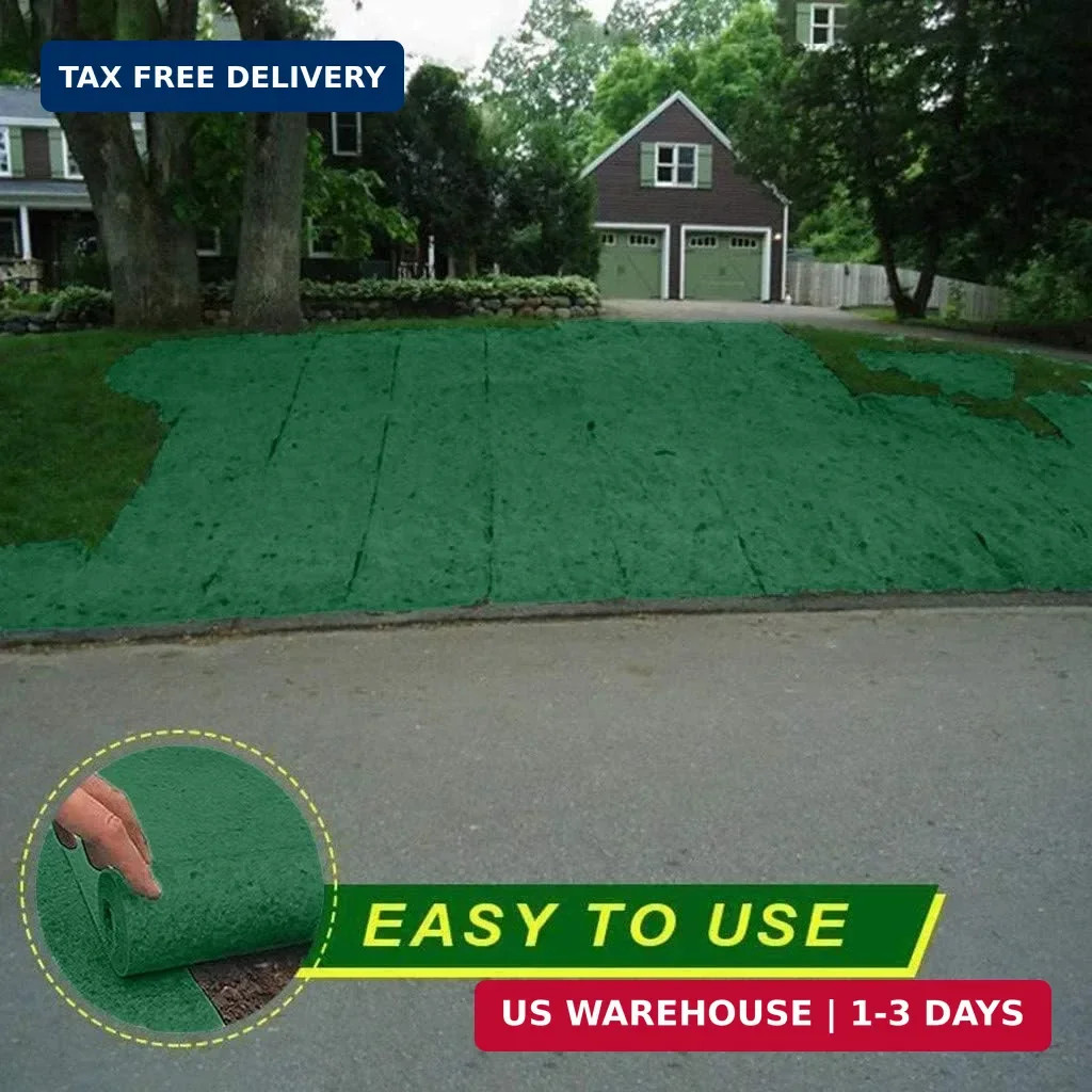 Grass Seed Mat Roll – Biodegradable Lawn Seed Mat – Backyard Plant Growing Grass