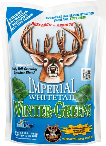 Whitetail Institute Winter-Greens Food Plot Seed 3 Lbs 1/2 Acre Fall