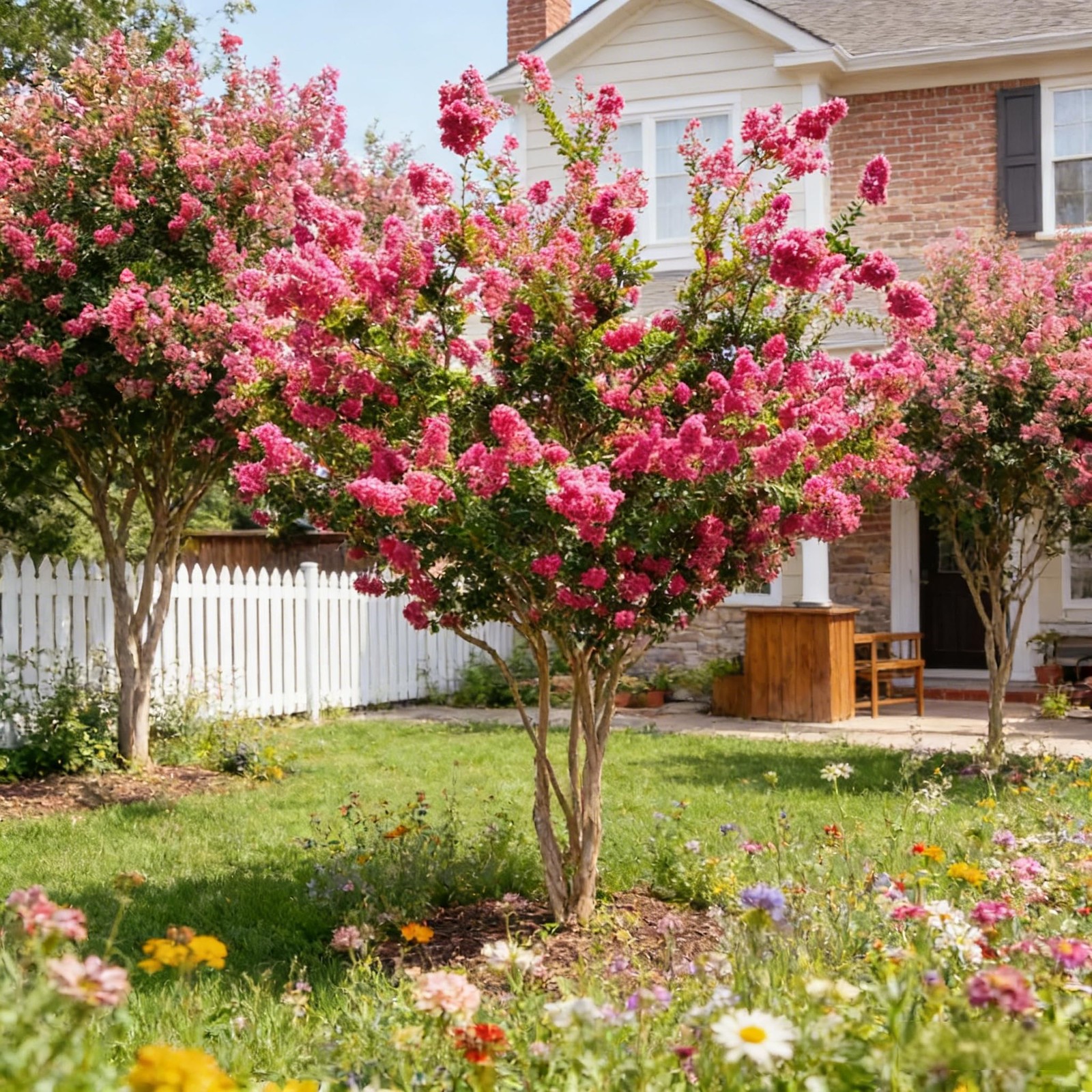 Crape Myrtle Seeds for Planting Pink Flowering Tree & Shrub, NonGMO Perennial