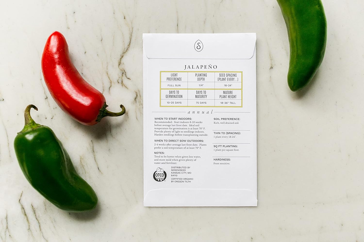 Certified Organic Vegetable Seeds (10-Pack) – Non GMO, Open Pollinated – Basil,