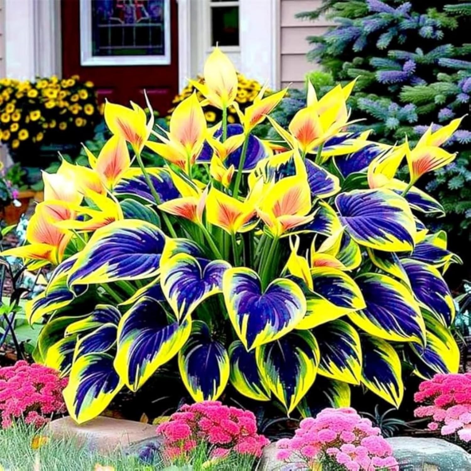 🌿300+Mixed HOSTA SEEDS – PERENNIAL OUTDOOR SHADE GARDEN PLANTING SEEDS
