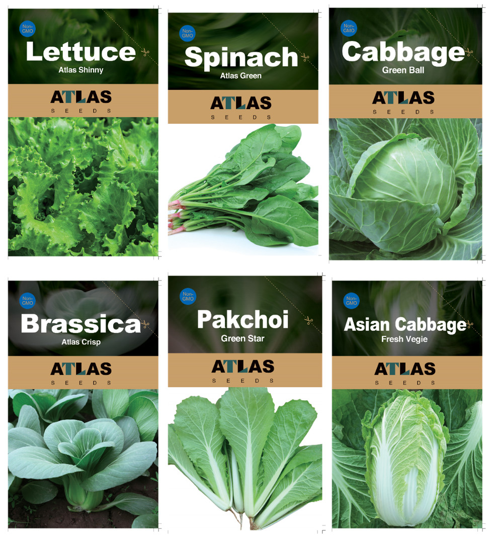 Atlas Vegetable Seeds Survival Garden Kit – Over 50,000 Seeds, 29 Varieties