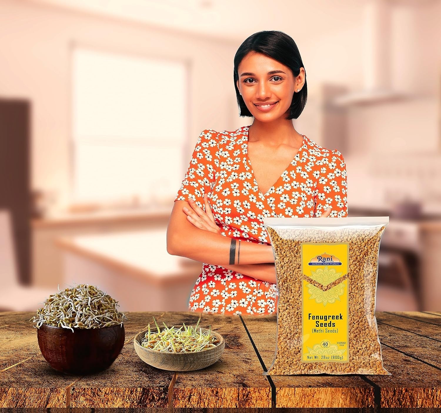 Rani 3.5oz Methi Seeds – , Kosher, and 100% Natural for Ayurvedic Cooking