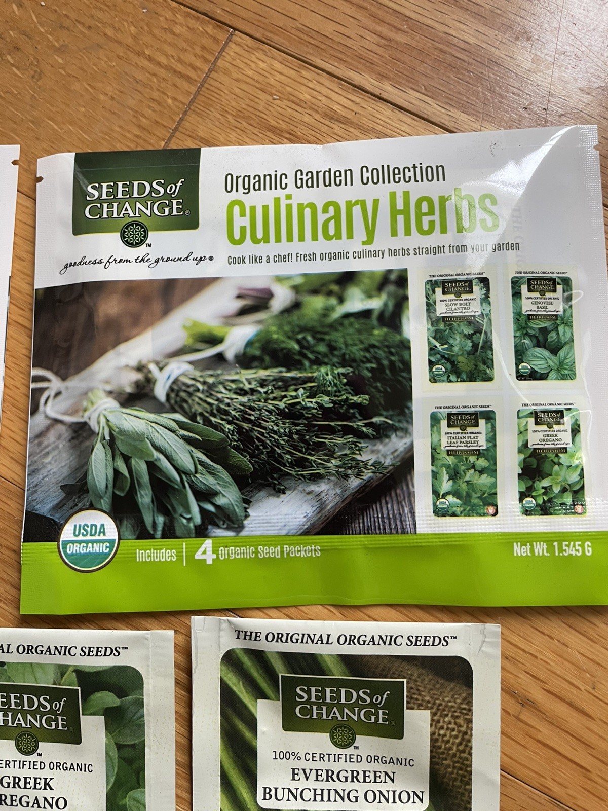 Culinary Herb & Herbal Tea Garden Seeds Variety Pack – 14 Organic Non-GMO