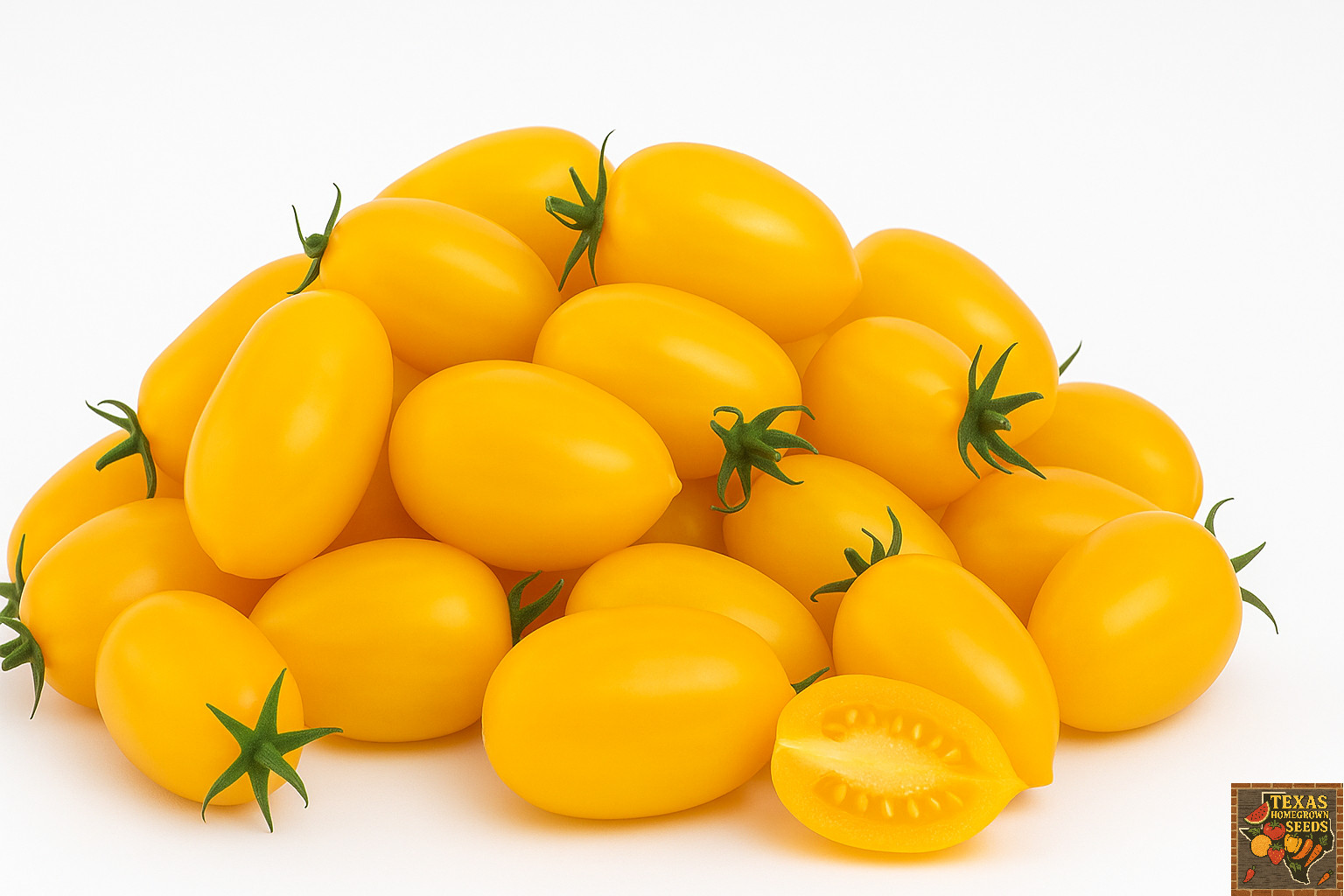 100 Heirloom Yellow Roma Tomato Seeds 4-6oz Golden Sweet LOW Acid Indeterminate