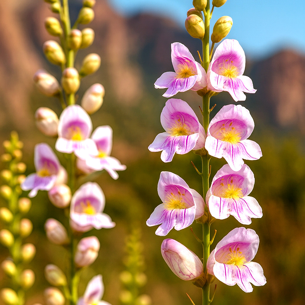 50+ PENSTEMON SEEDS HUMMINGBIRD MIX SPRING PERENNIAL BEARDTONGUE FLOWER BEES USA