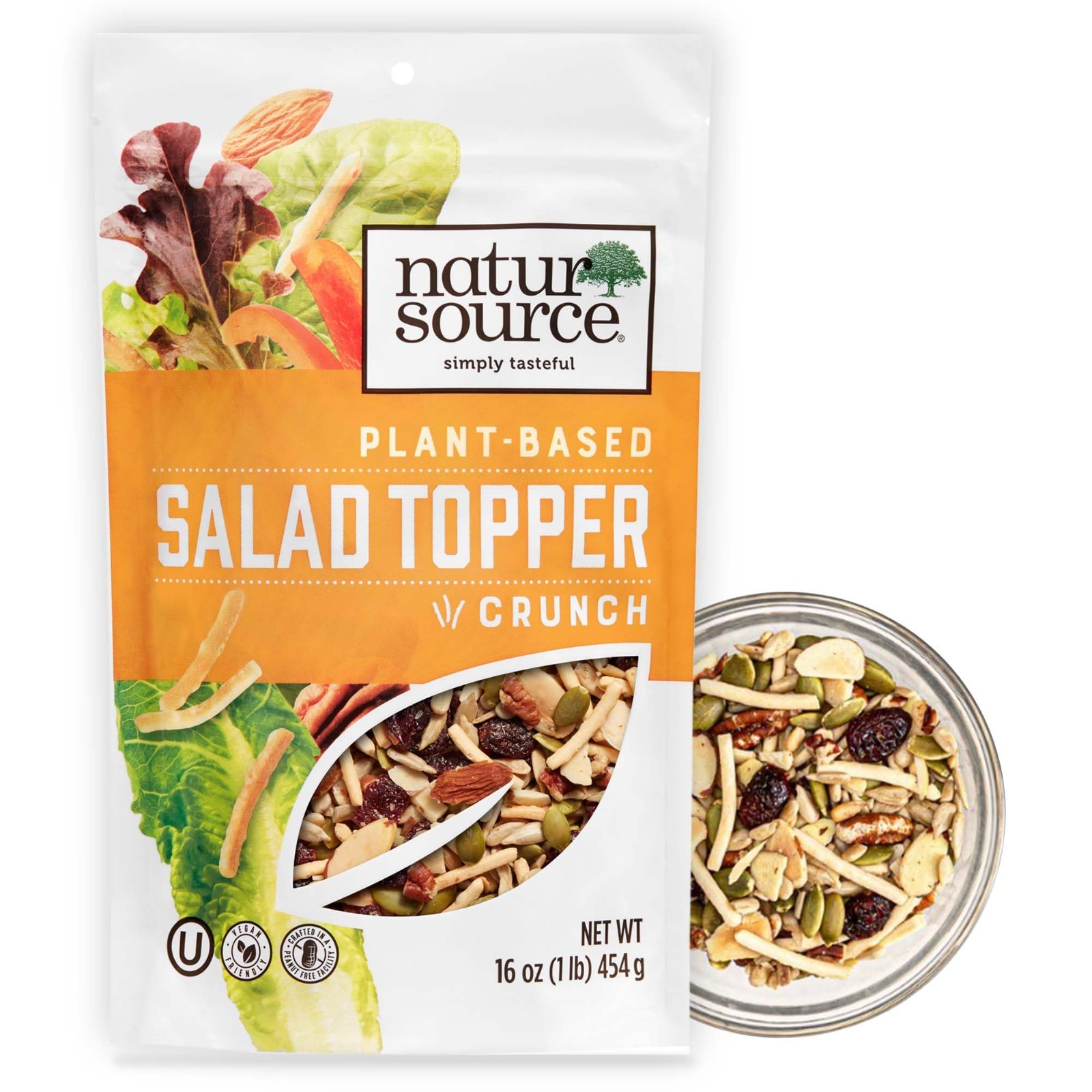 Crunchy Salad Toppers Mix – Seeds & Cranberries for Salad, Oatmeal, Yogurt – 16