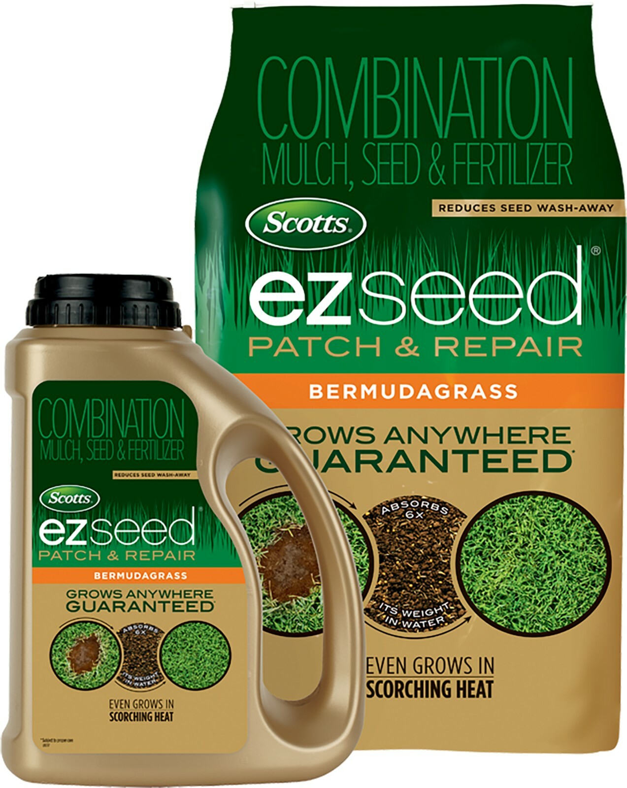 Scotts EZ Seed Patch & Repair Bermudagrass 20 lbs. Covers up to 445 sq. ft.