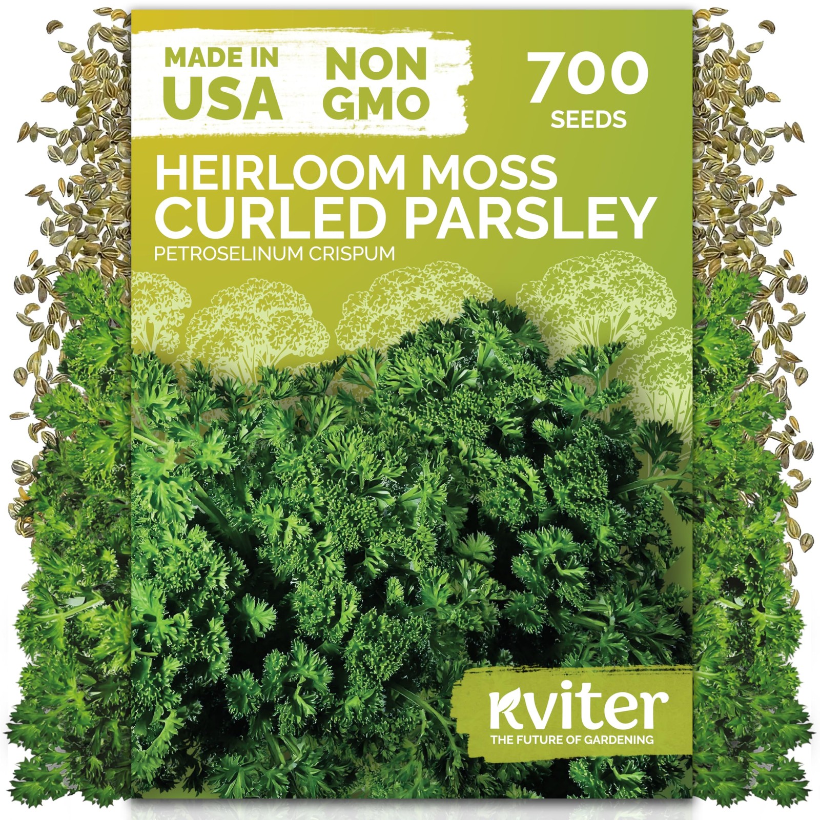 KVITER 700 Moss Curled Parsley Seeds (Petroselinum Crispum)