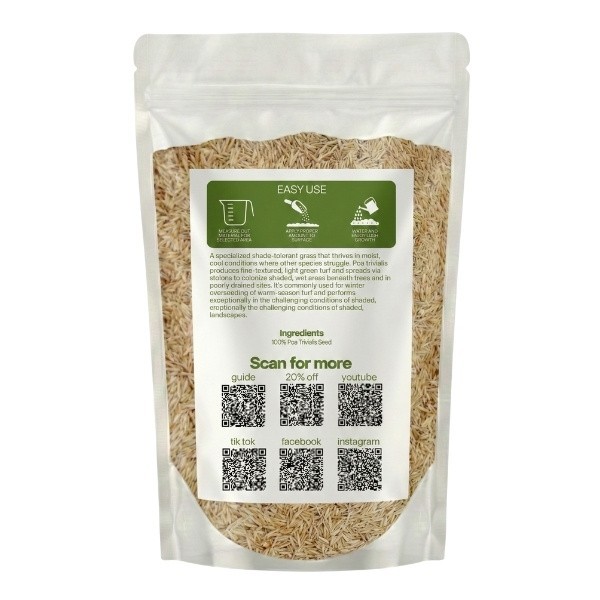 Old Cobblers Farm™ Wicked Tuff Turf Top Notch Poa Trivialis- Fast-Growing Lawns