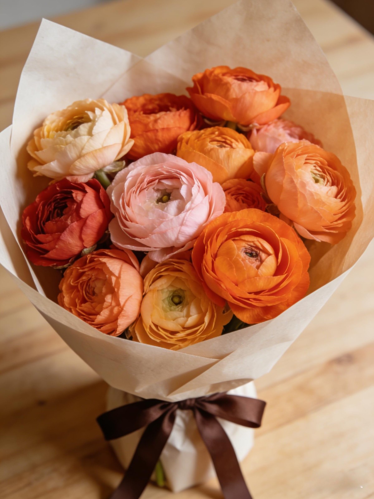 6 Mixed Color Ranunculus Bulbs for Planting, Assorted Pastel Double Buttercup…