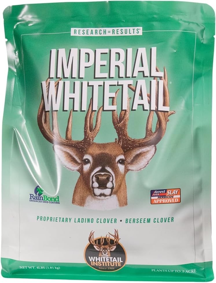 Imperial Whitetail Clover Food Plot Seed – High-Protein Deer Attractant for A…