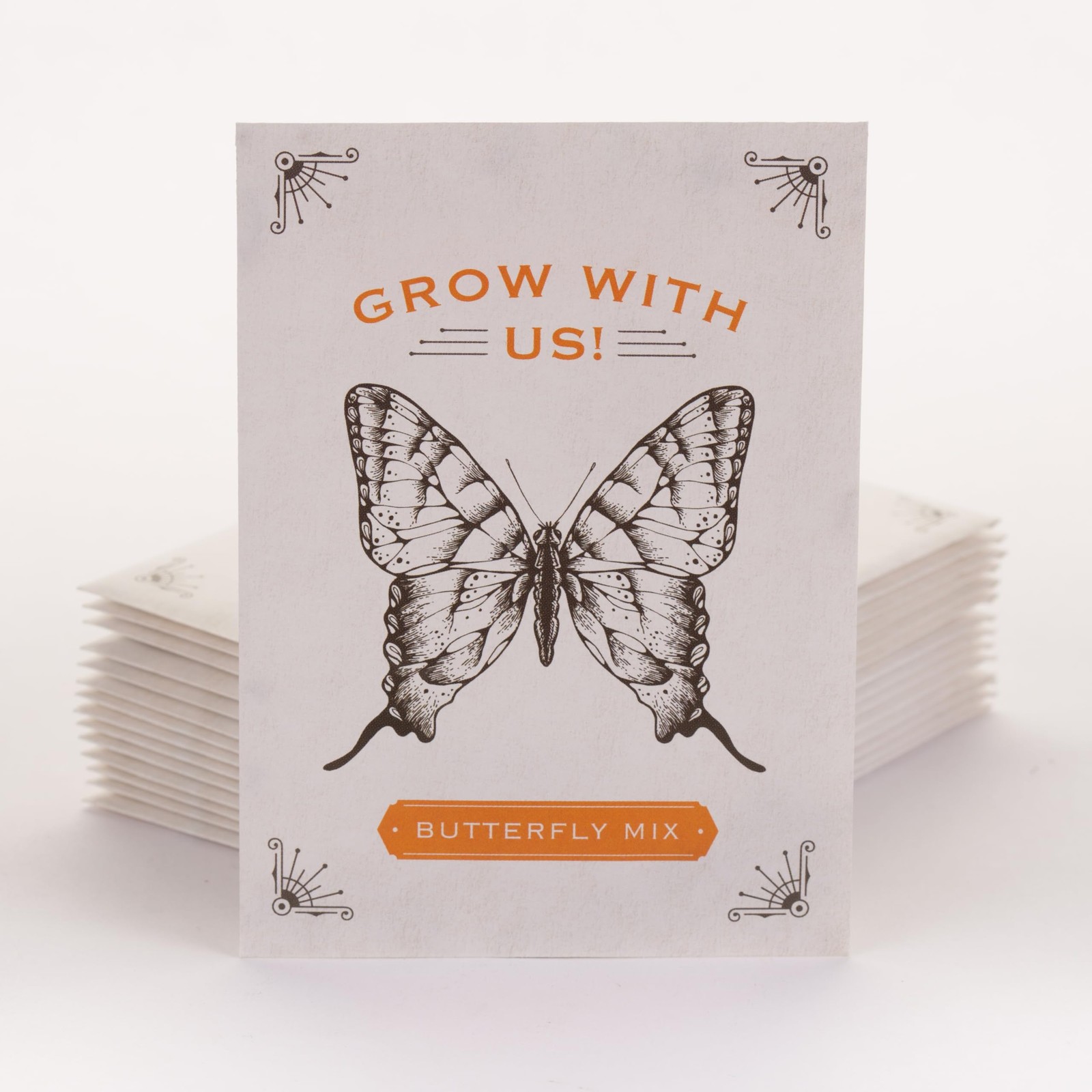 Butterfly Seed Packets Assortment 25pc Wildflower Mix Garden Attract Pollinators