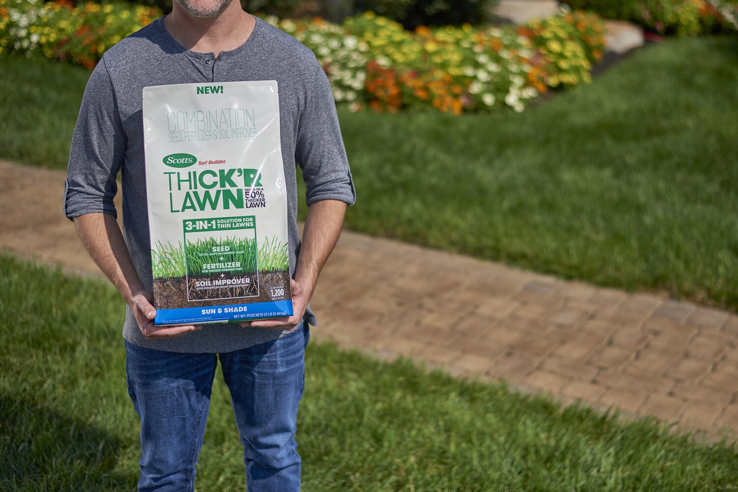 Scotts Turf Builder Thick’R Lawn Sun & Shade 12 lb.