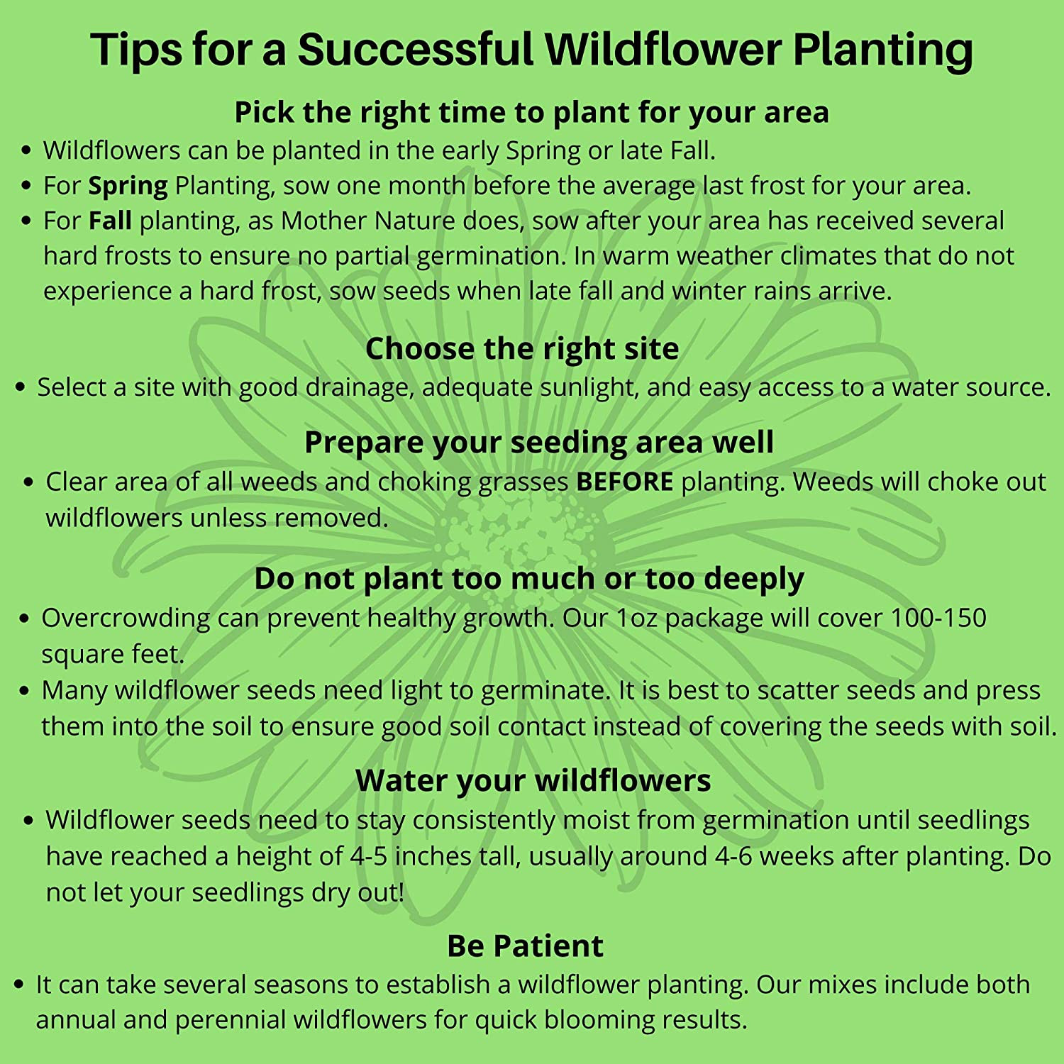 Monarch Butterfly Rescue Wildflower Seeds Mix Bulk Open-Pollinated Wildflower Se