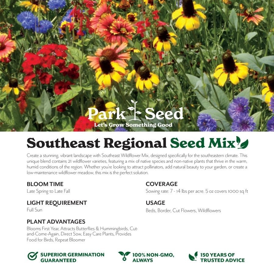 Vibrant Wildflower Garden Seeds Mix – Easy Grow Annual & Perennial for Pollinato