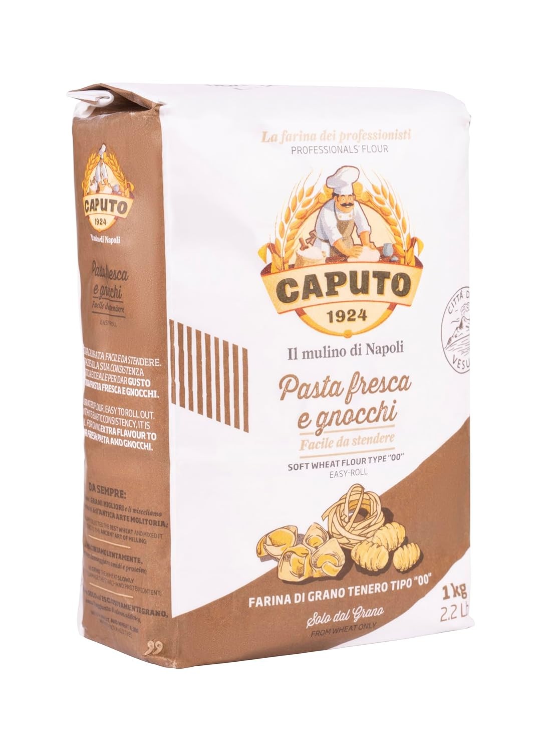 00 Antimo Caputo Pasta & Gnocchi Flour 2.2 Lb Bag- 35.2 Ounce (Pack of 1)