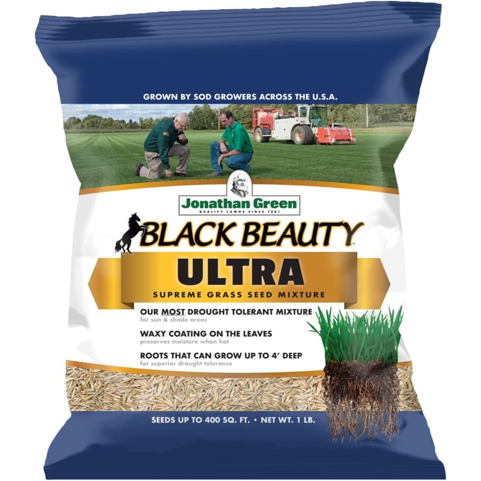Jonathan Green Black Beauty Ultra Grass Seed, 1 lb bag