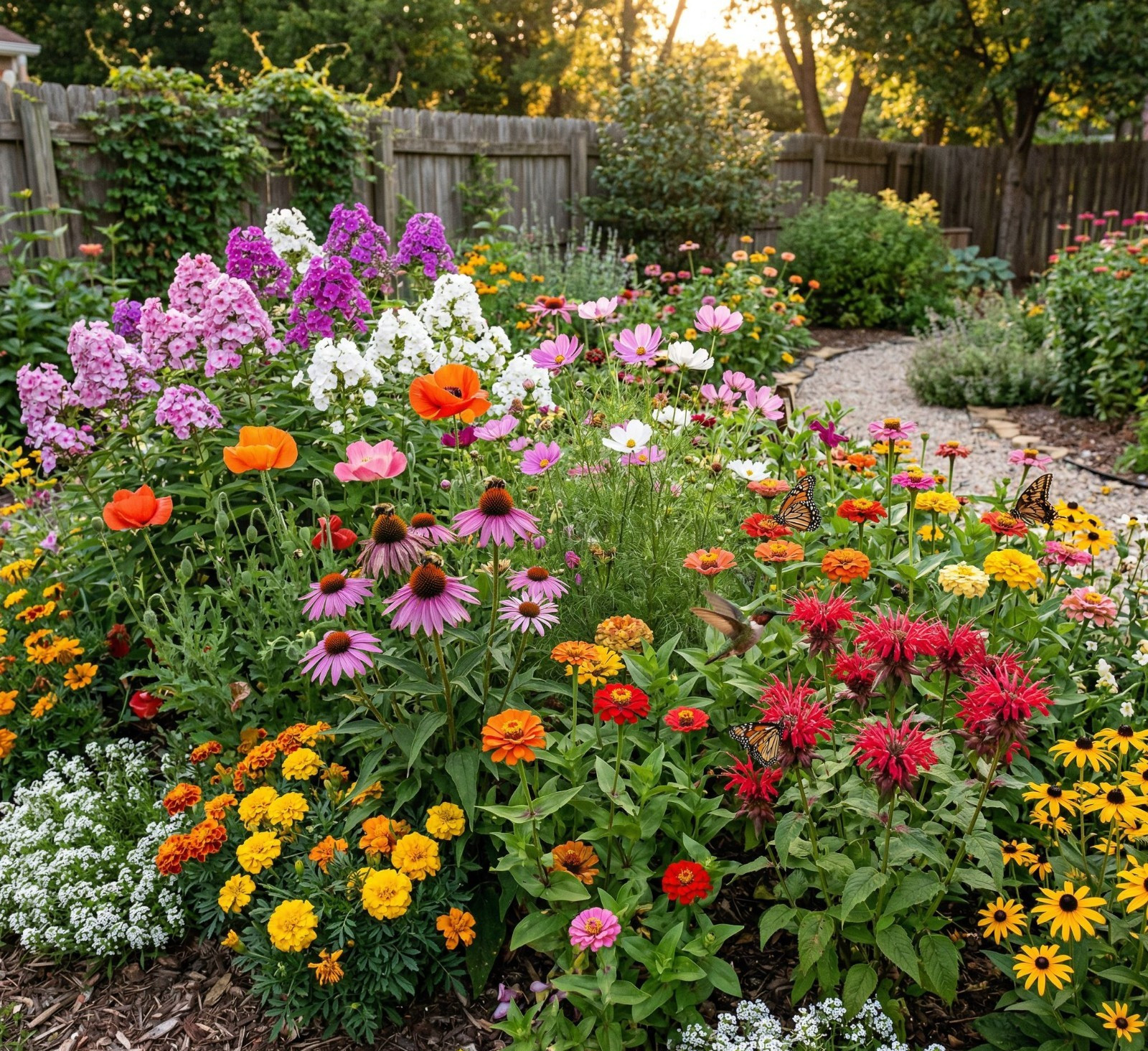 Landscaper’s Pack FULL SEASON POLLINATOR GARDEN Bees Butterflies 5000+ Seeds!