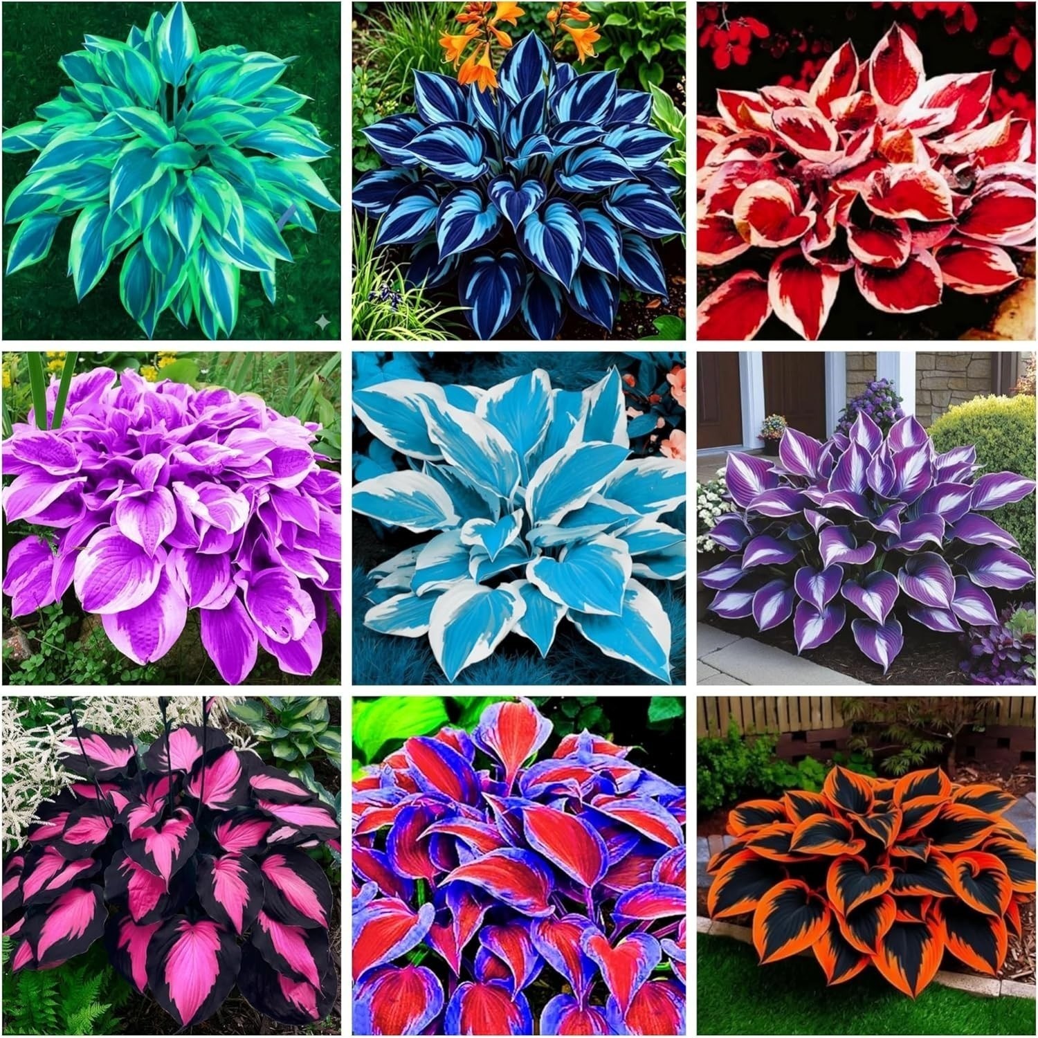 200+ Mixed Color Hosta Seeds for Planting – Hostas Seeds Rare Perennial, Flower