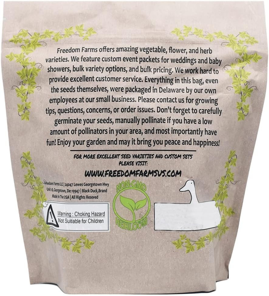 Set of 43 Assorted Vegetable & Herb Seed Packets – Over 10,000 Seeds