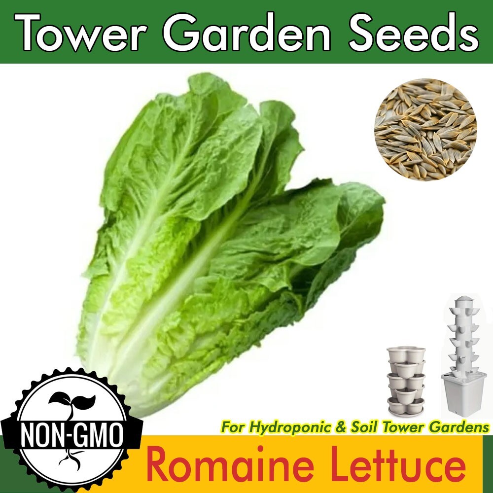 Tower Garden Seeds (Hydroponic+Soil) Non-GMO Fresh Garden Seeds Ships Free