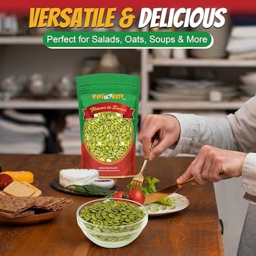 Pumpkin Seeds 4 Lbs Raw Pepitas No Shell Non-GMO No Preservatives for Baking