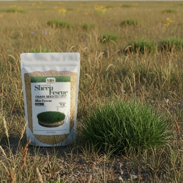 Old Cobblers Farm™ Wicked Tuff Turf Sheep Fescue Seed – Drought-Tolerant Lawn