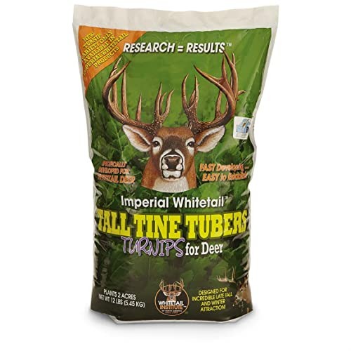 Whitetail Institute Tall Tine Tubers Seed 1/2 Acre 3 Lbs Fall Turnips