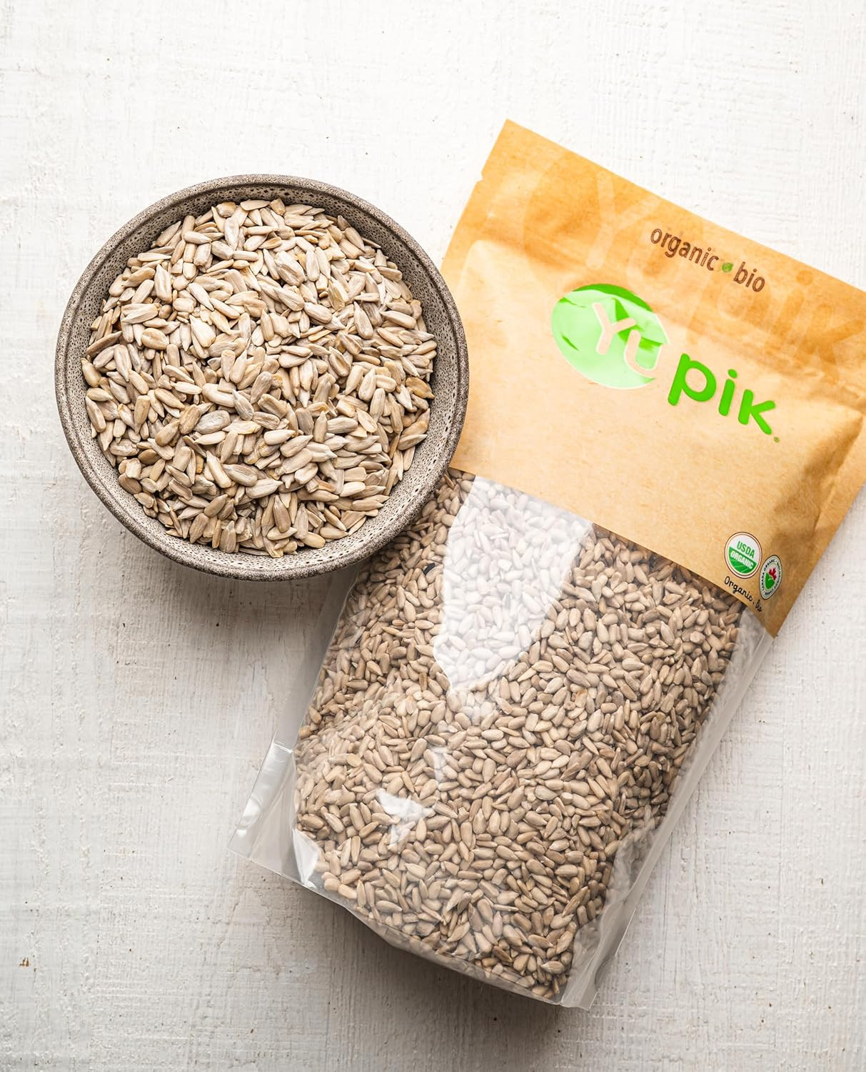 Organic Sunflower Seeds, No Shell, 2.2 Lb (35.2 Oz), Non-Gmo, Vegan, Gluten-Free