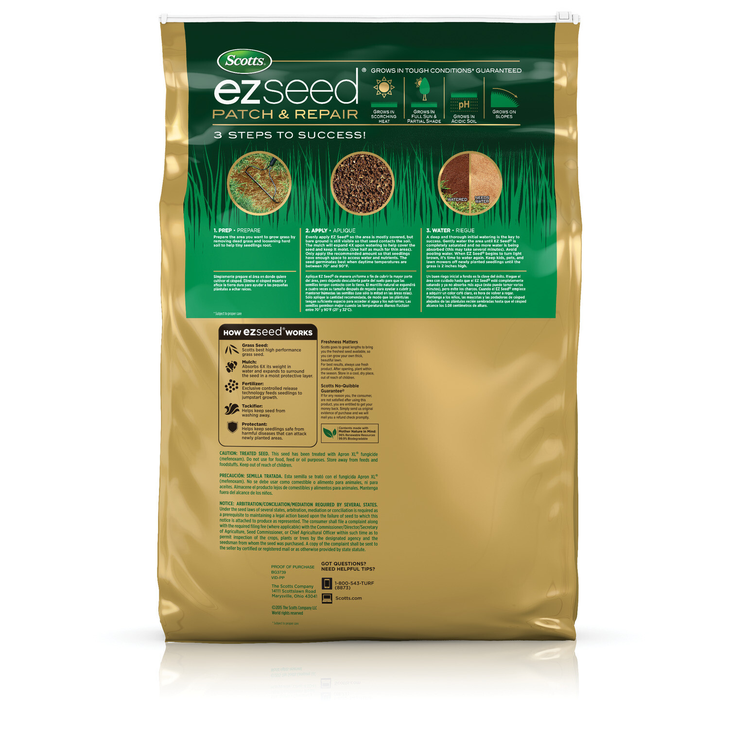 Scotts EZ Seed Patch & Repair Centipede Grass 20 lbs. Covers up to 445 sq.ft.