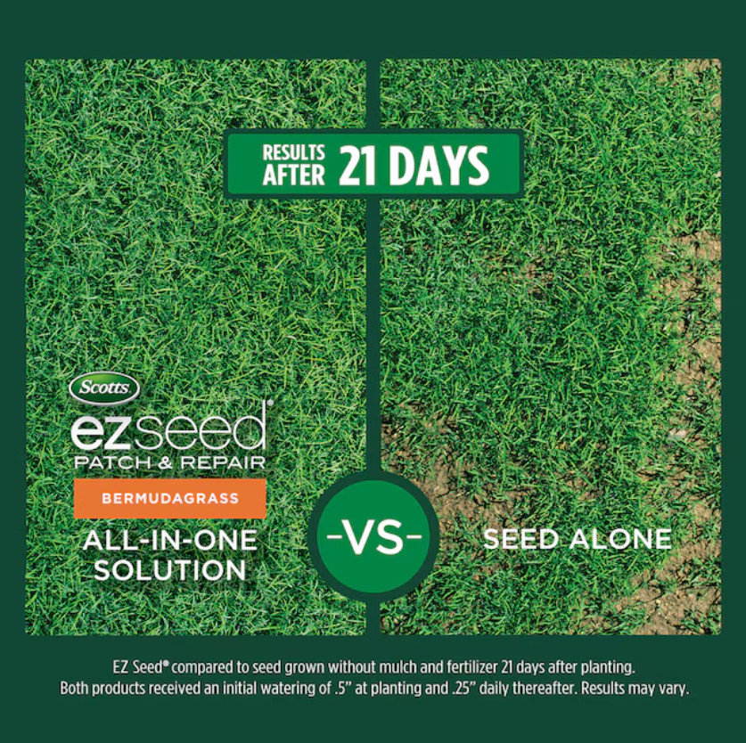 Scotts EZ Seed Patch & Repair Bermuda Grass 20 lbs. Covers up to 445 sq. ft.