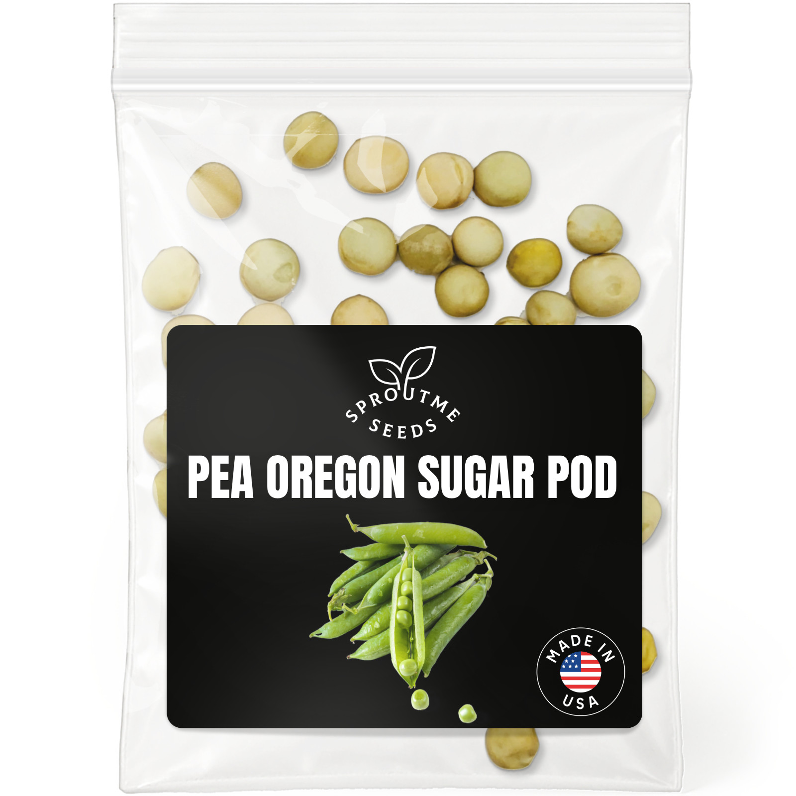 Oregon Sugar Pod Pea Seeds 50+, Heirloom Non-GMO, Sweet Snap Peas