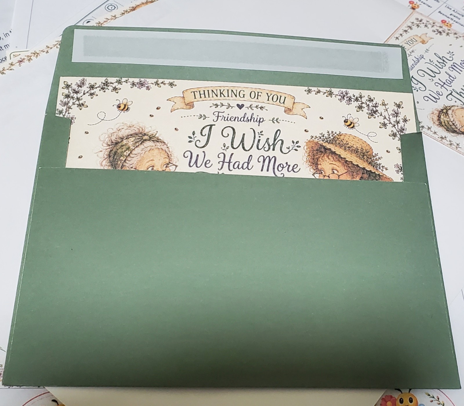 Depression: Self-help collectible gift card with Thyme seeds attached as a gift