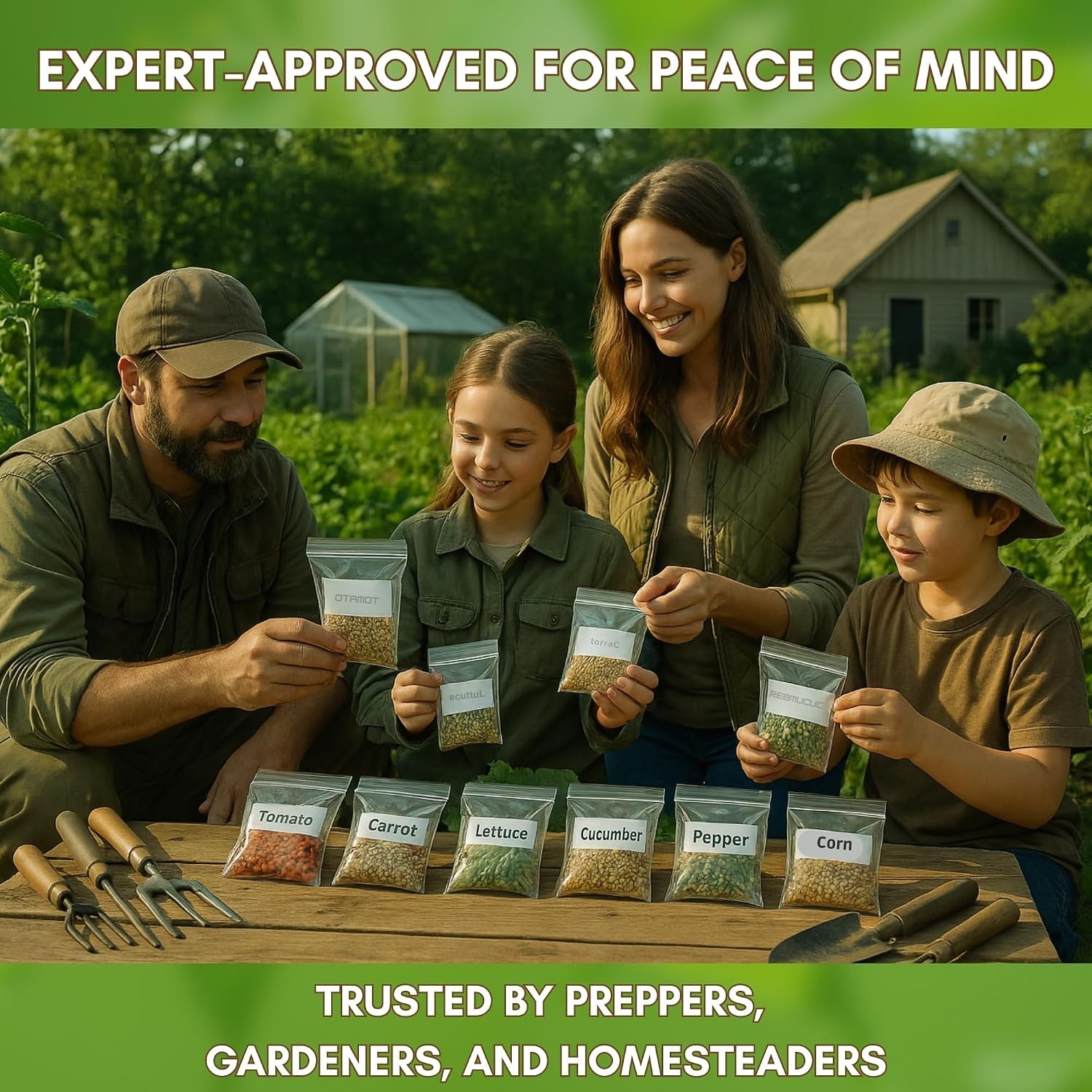 Heirloom Seed Vault 125 Varieties Non-GMO Survival Garden Indoor Outdoor