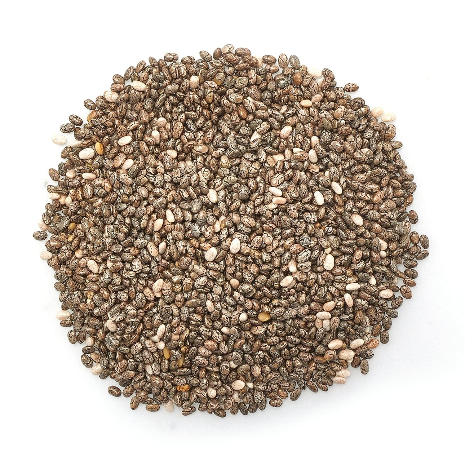 Natural Whole Black Chia Seeds 2.2 lb – Excellent Source of Omega-3 & Fiber