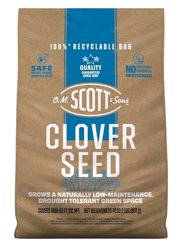 O.M. Scott and Sons Clover Seed Ground Cover 2 Lbs Bag Covers 1,000 sq. ft.
