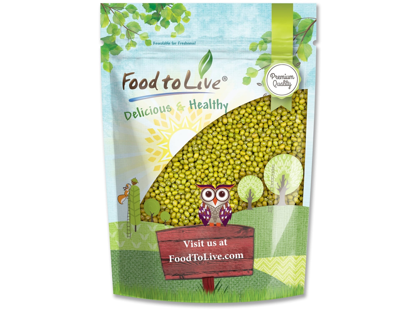 Mung Beans – Sproutable, Kosher, Raw, Vegan – by Food To Live