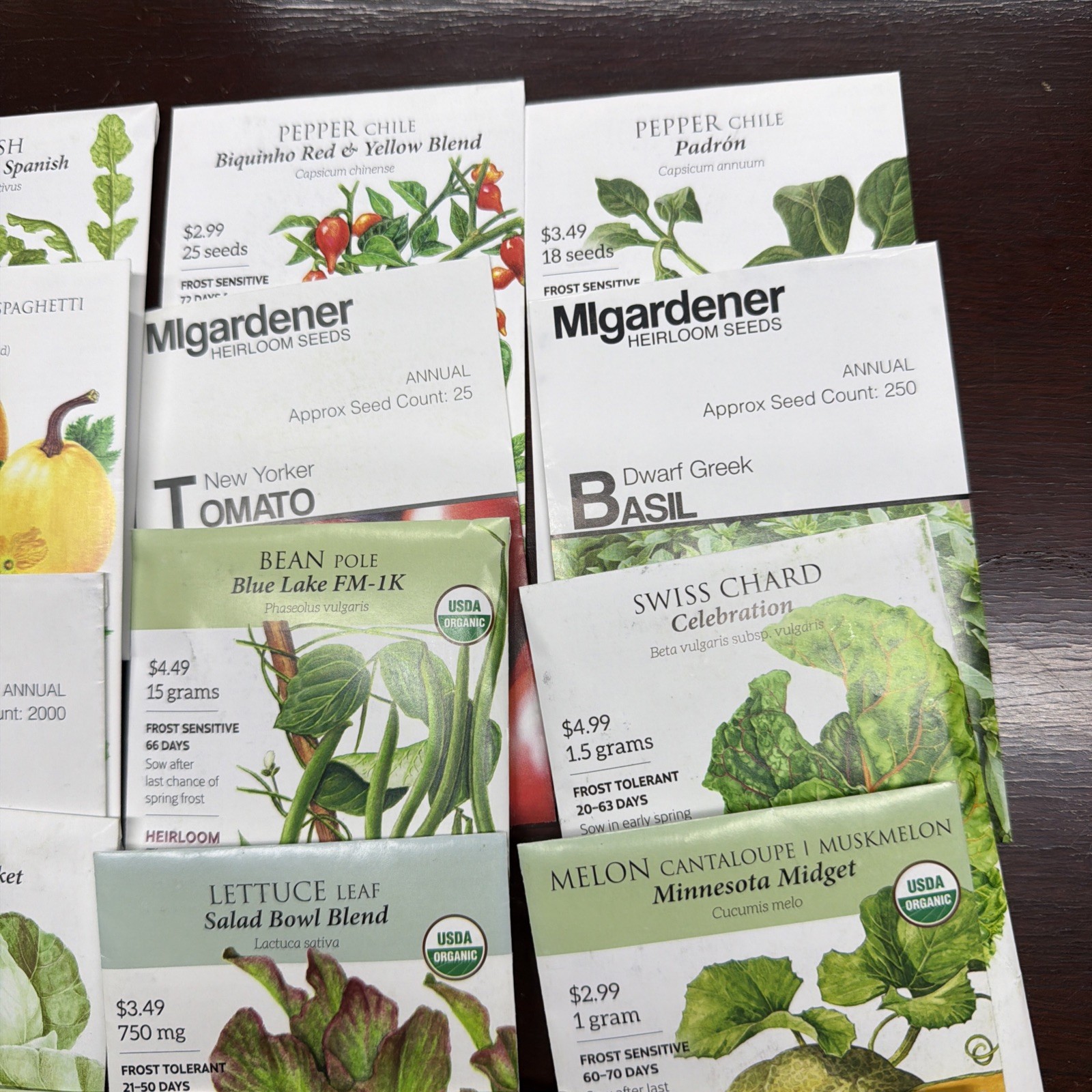 20 Packs Veggie Vegetable Flower Herb Garden Seeds Nice Variety