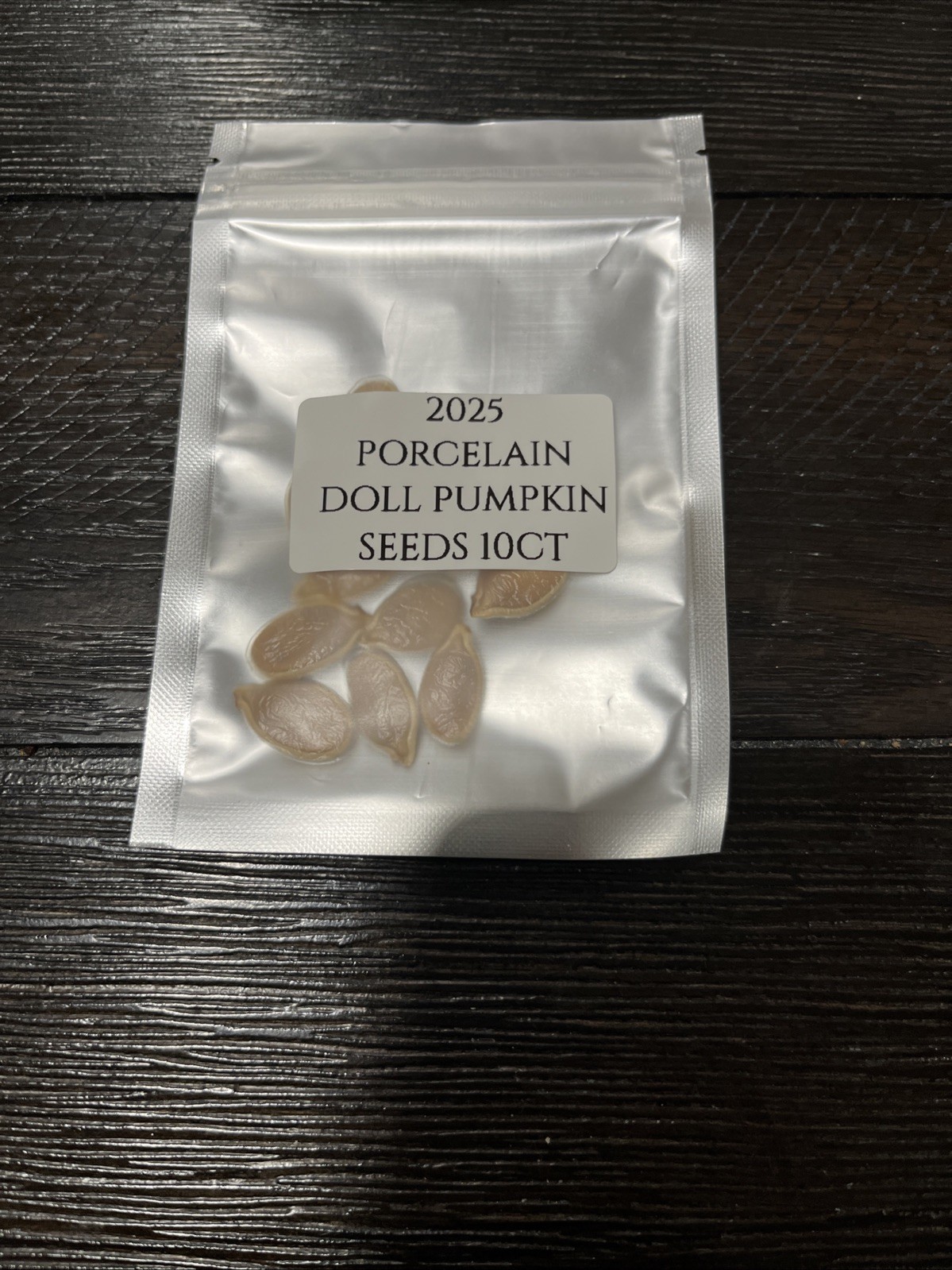 Porcelain Doll Pumpkin Seeds 10 Count