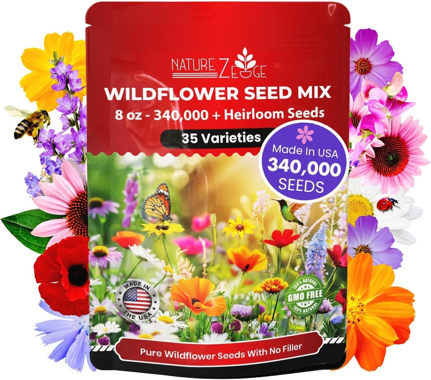 Attract Pollinators with Wildflower Seeds