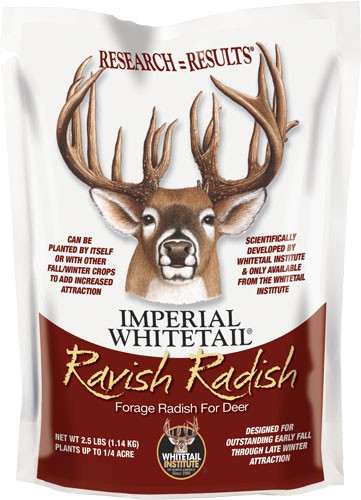 Whitetail Institute RR25 Ravish Radish Food Plot Seed 2.5 lb 1/4 Acre Fall