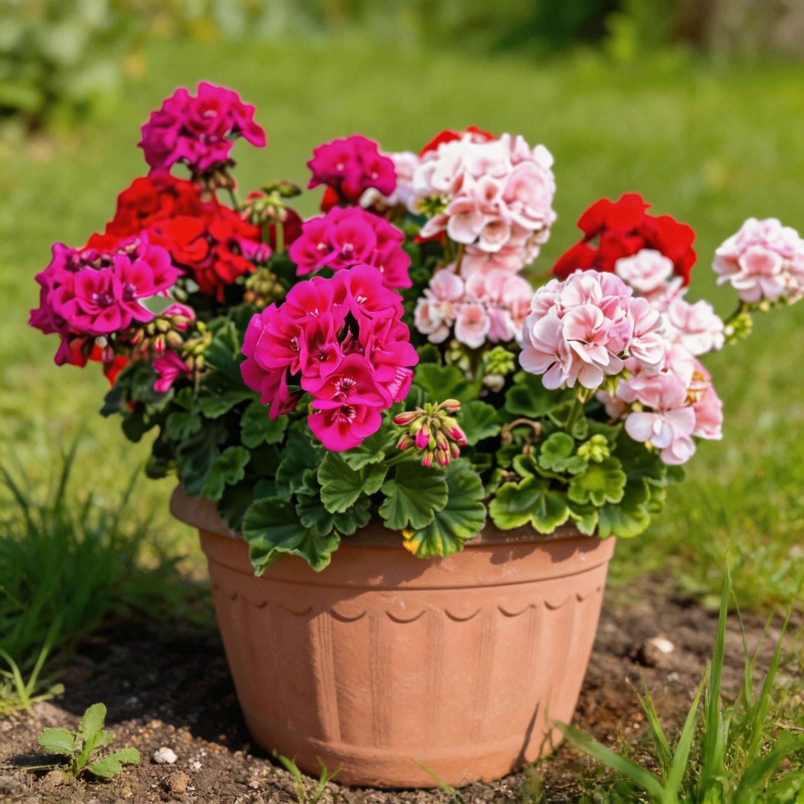 100 Pcs Geranium Seeds – Ideal for Outdoor Garden & Patio Container Planting