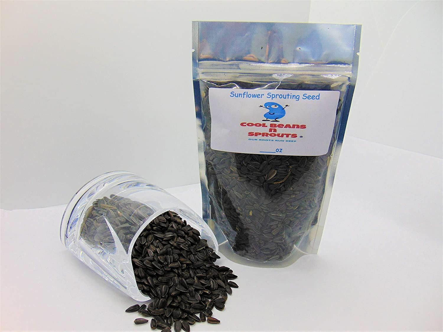 Sunflower Seeds for Sprouting Microgreens, COOL BEANS N SPROUTS