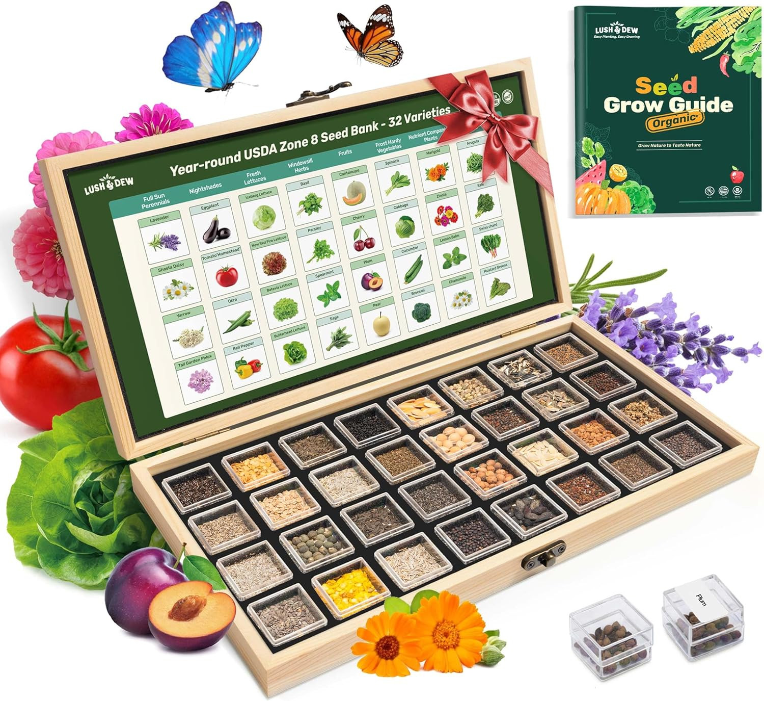 30,000+ Non-GMO Heirloom Seeds for Gardening & Survival Preparedness