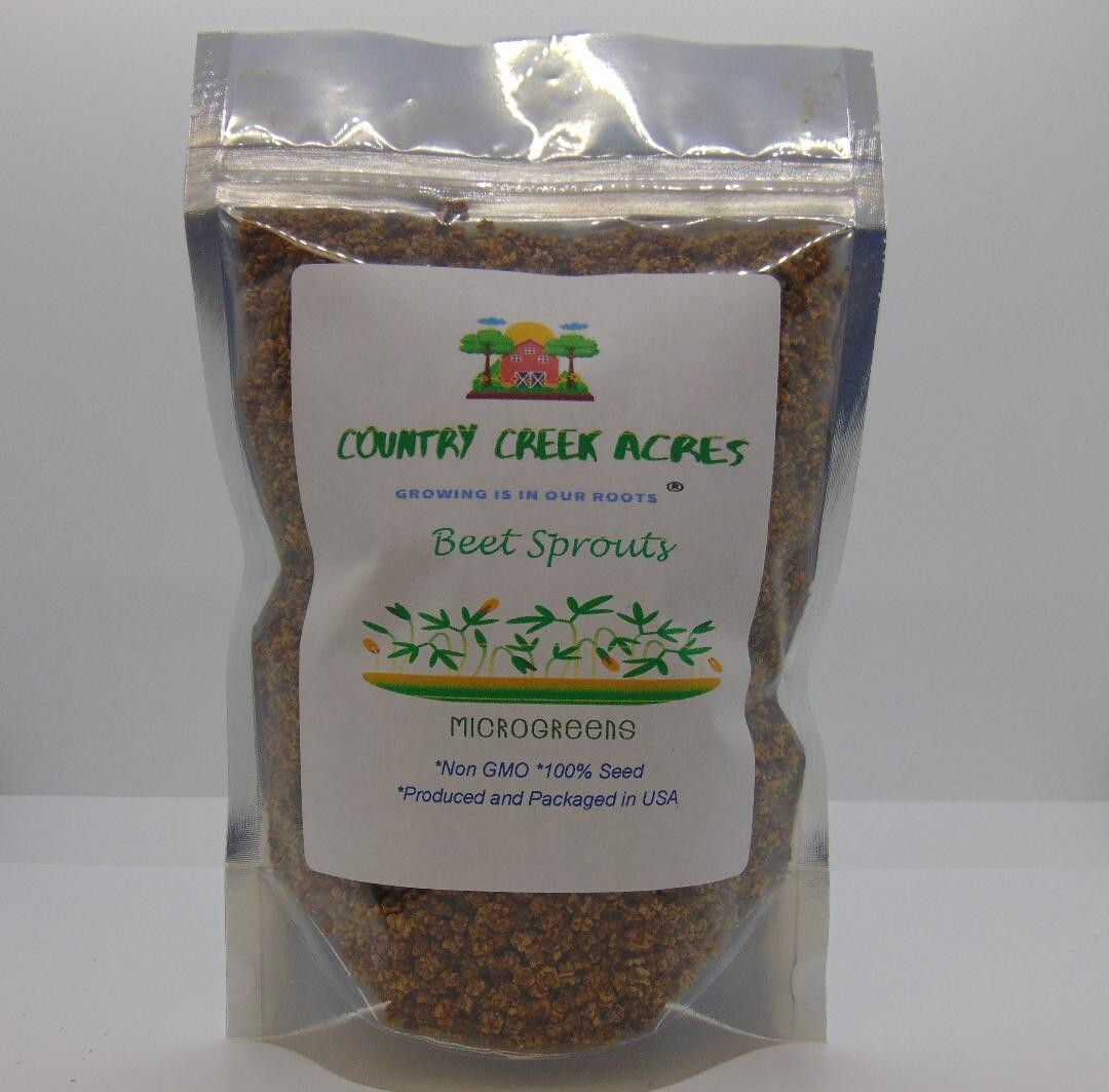 8 oz Beet Seeds for Microgreens, NON GMO