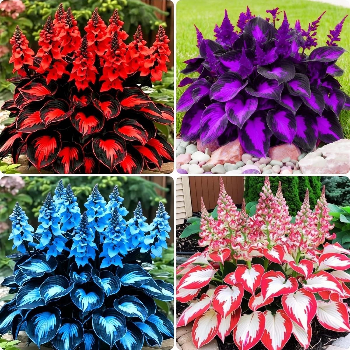 110 Pcs Fragrant Hosta Flower Seeds for Planting Easy Growing Perennial Shade Pl