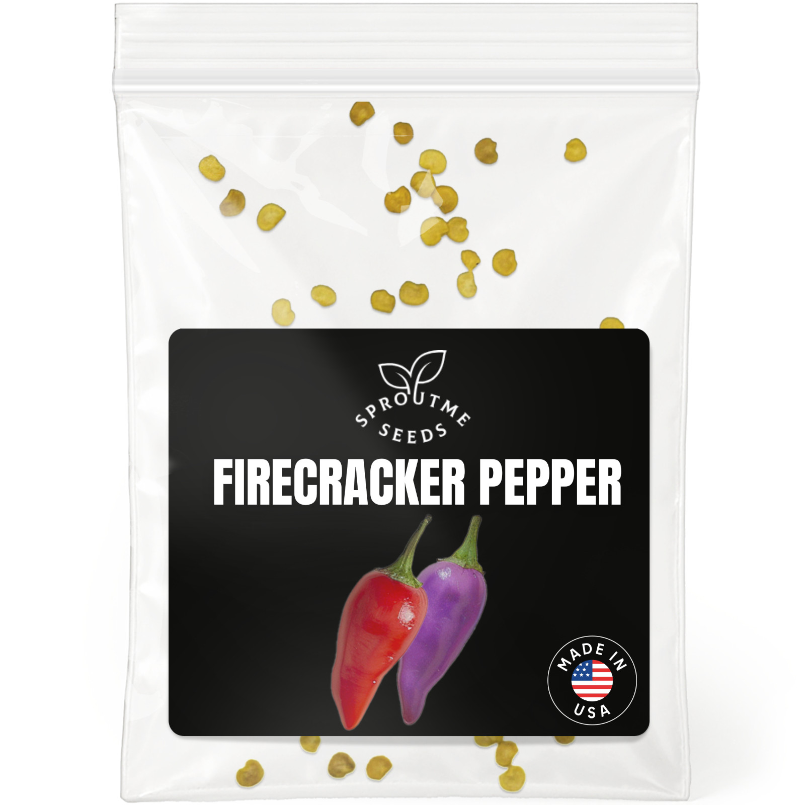 Firecracker Pepper Seeds 50+, Heirloom Non-GMO, Hot Chili for Salsa & Drying