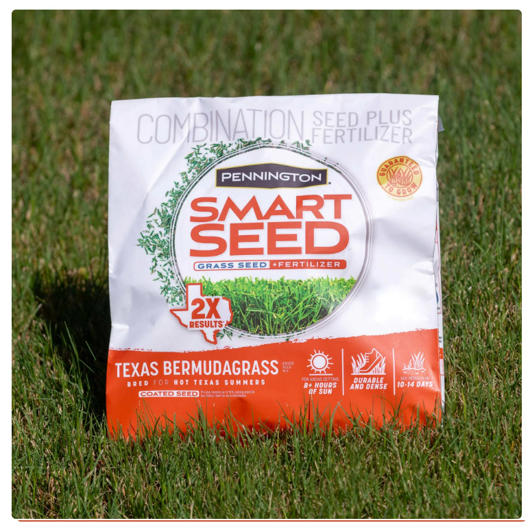 Pennington Smart Seed Texas Bermuda Grass Seed Mix, for Full Sun, 1.75 Lb.